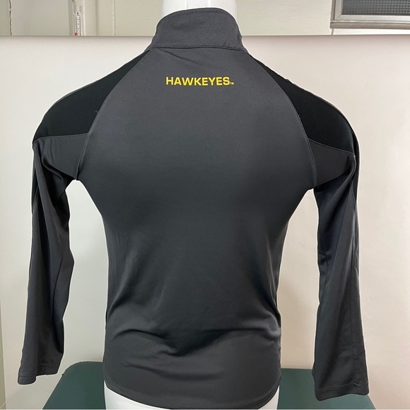 Iowa Hawkeyes Pullover 1/4 Zip Womens Small Gray NCAA Athletic (78) - Picture 3 of 9